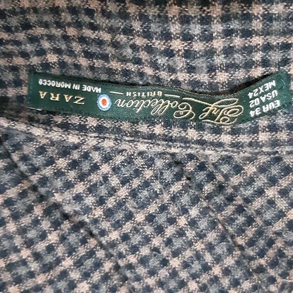 Zara Plaid Mini Skirt  - Picture 5 of 6